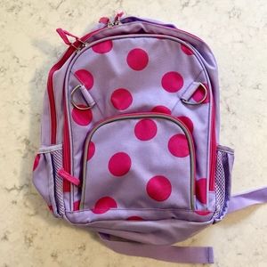Pottery Barn Kids Medium Polka Dot Backpack